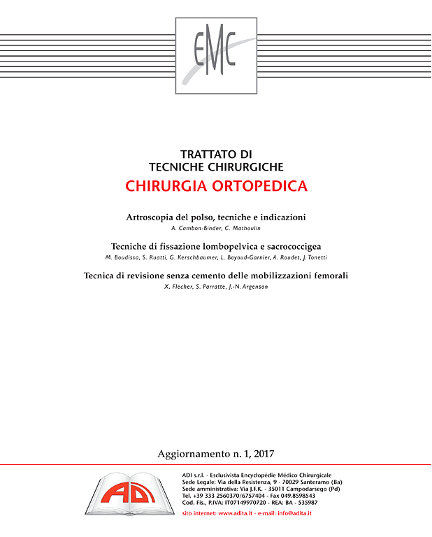 Go to journal home page - EMC - Tecniche Chirurgiche - Chirurgia Ortopedica